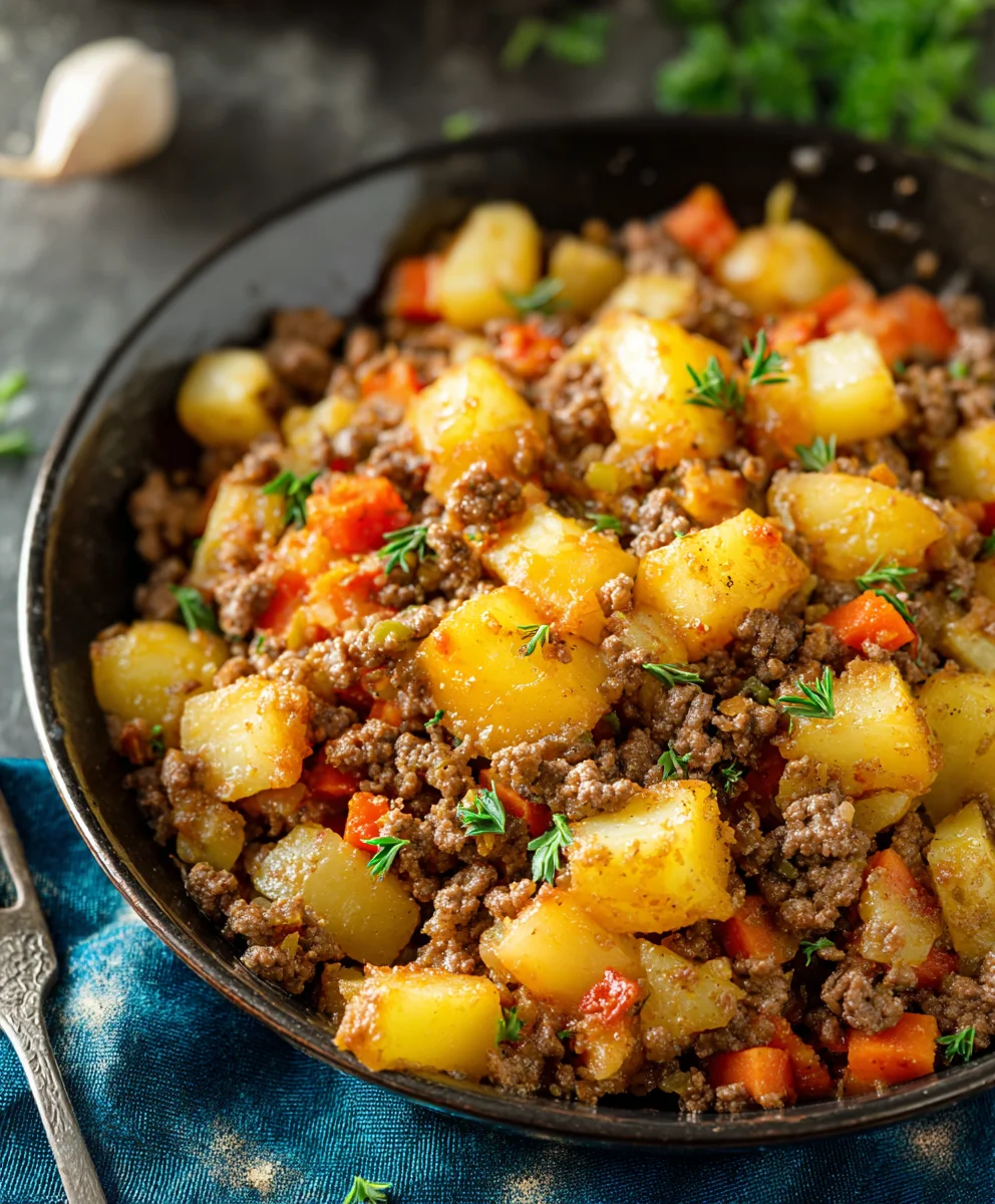 Easy Ground Beef and Potatoes Dinner Recipe