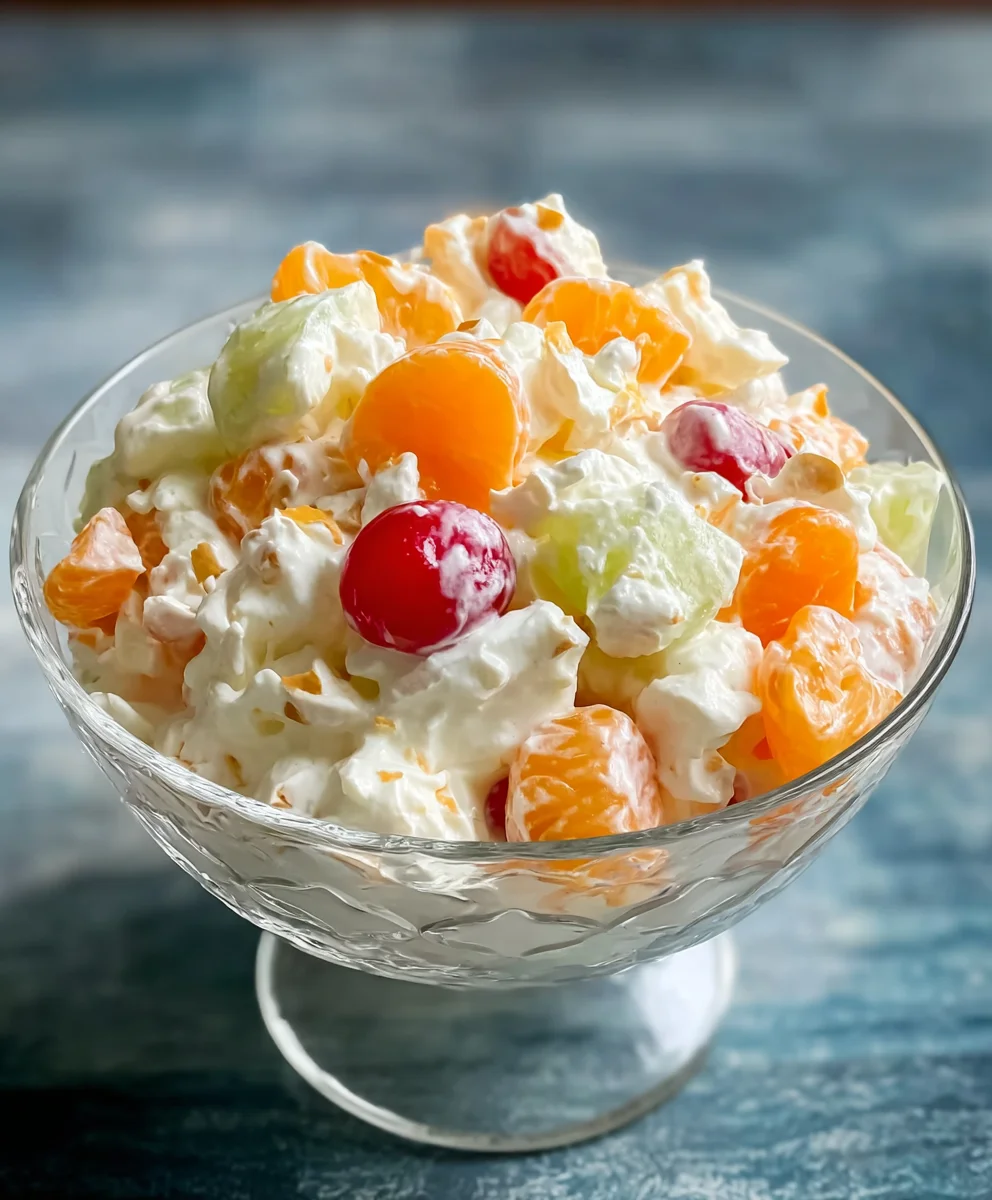 Classic Ambrosia Salad-Easy Retro Dessert Recipe