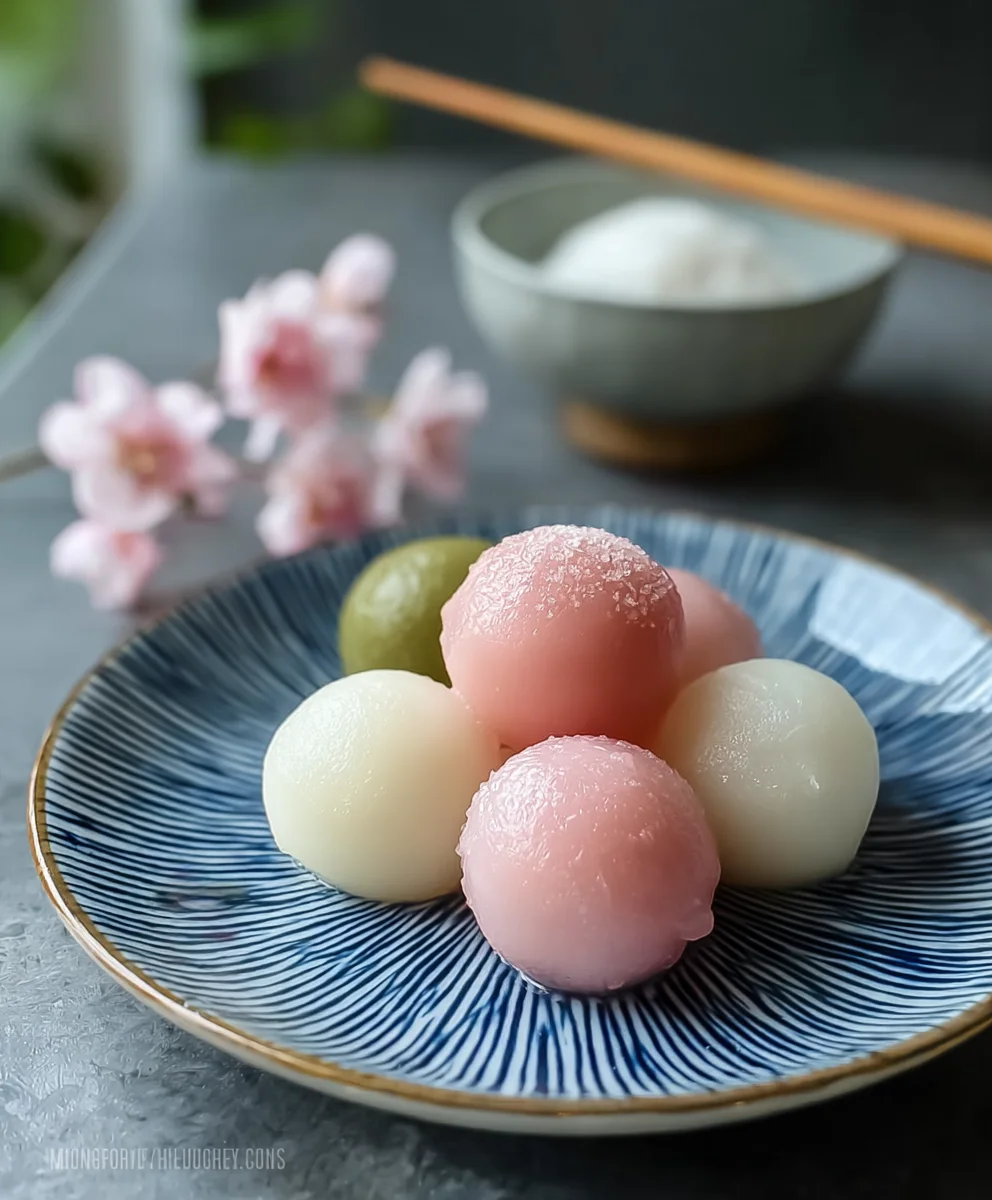 Hanami Dango Recipe - Easy & Delicious Pink & White Sweet Skewers