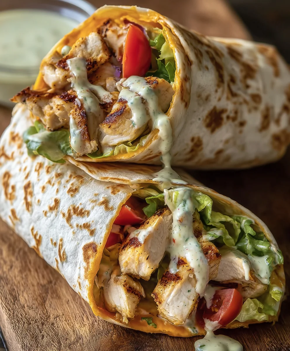 Spicy Chipotle Ranch Grilled Chicken Burrito Recipe