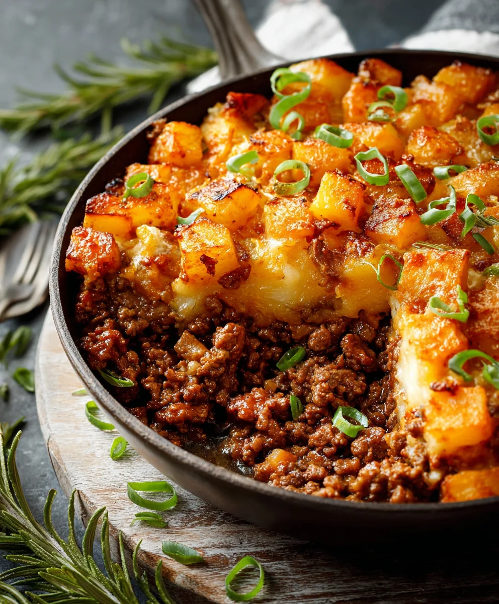 Easy Ground Beef and Potatoes Comfort Meal