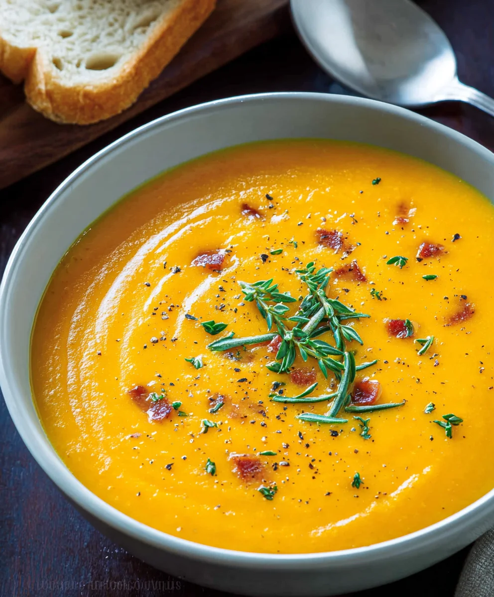 Easy Creamy Carrot Soup Recipe-Comforting & Delicious