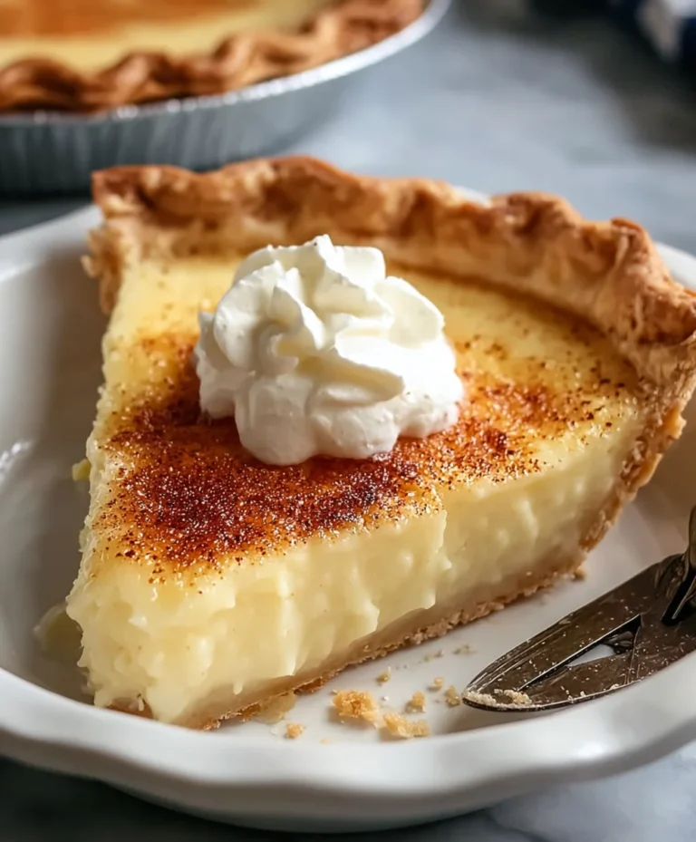 Creamy Sugar Pie Recipe – Easy & Delicious Dessert