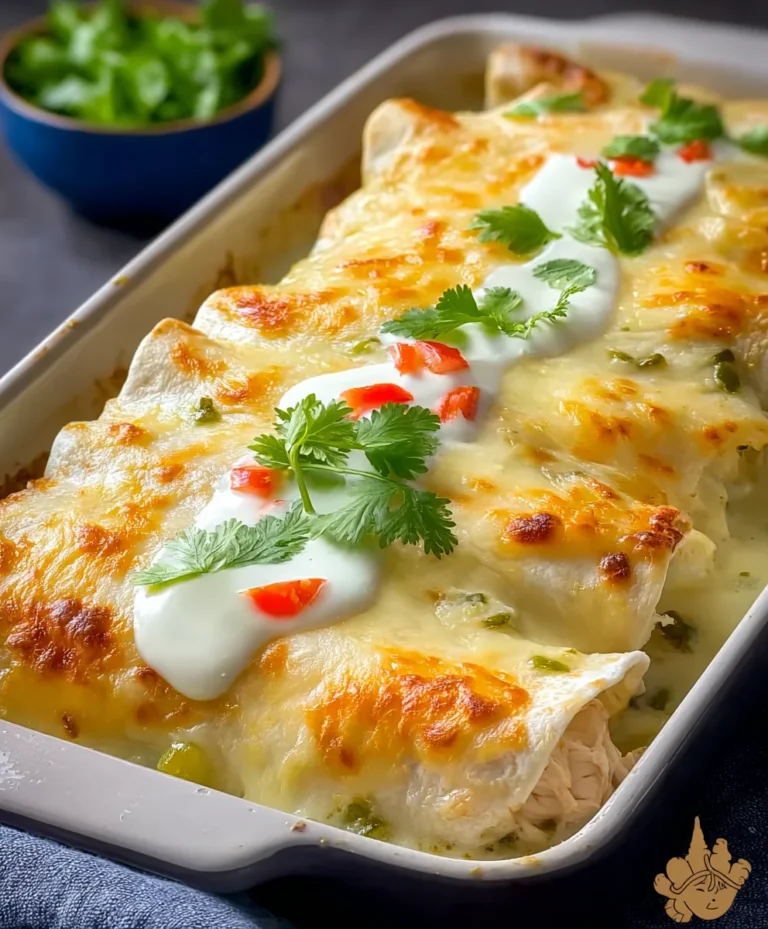 Creamy Chicken Enchiladas – Easy White Sauce Recipe