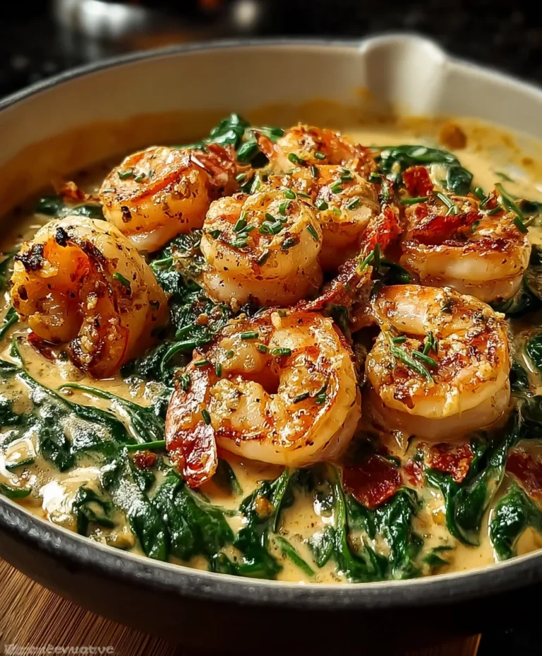 Creamy Shrimp Crab Spinach Recipe-Ocean Flavors