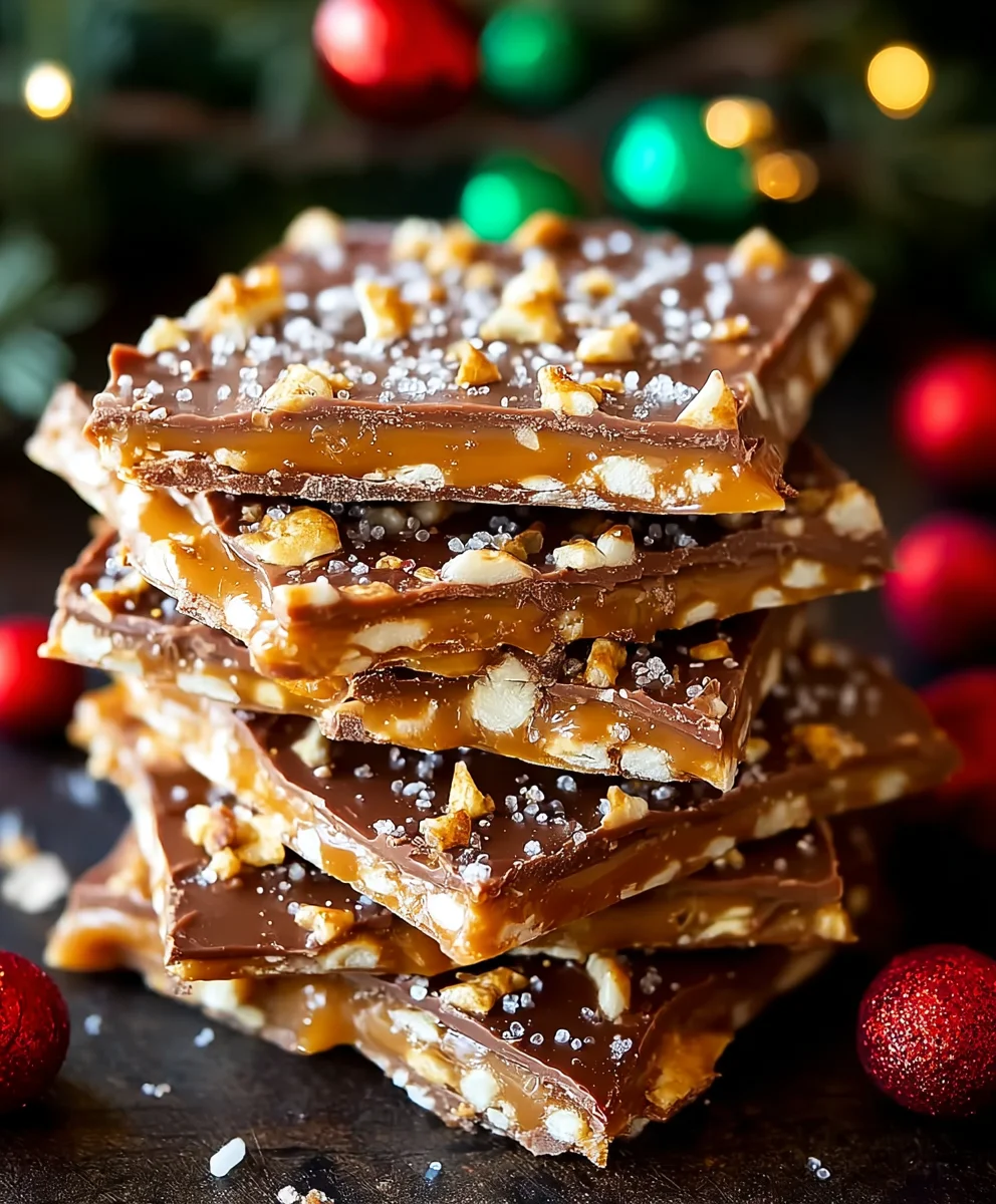 Easy Christmas Crack Toffee Recipe-Holiday Delight