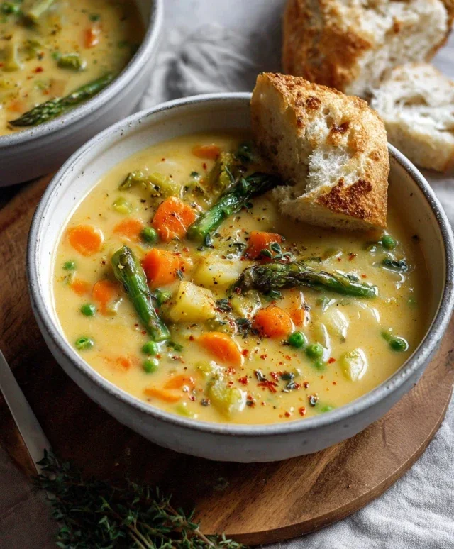One-Pot Creamy Vegetable Soup