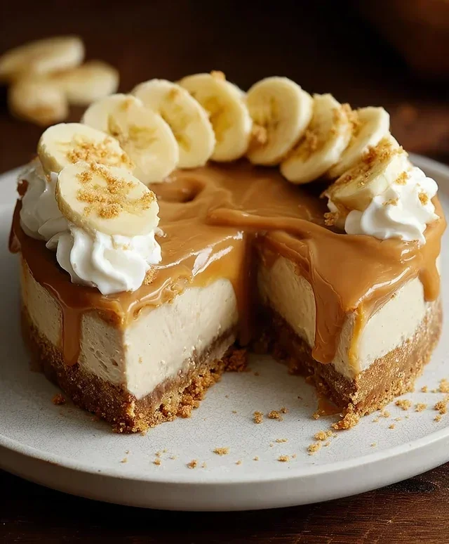 No-Bake Banoffee Cheesecake