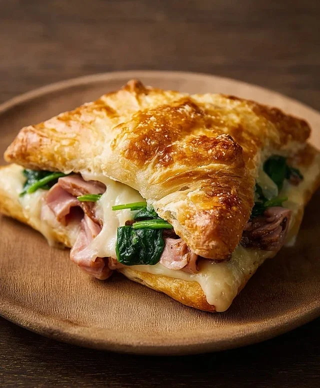Beef Beef Ham and Cheese with Spinach