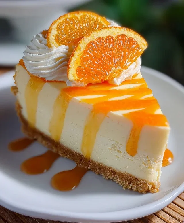 Orange Creamsicle Cheesecake