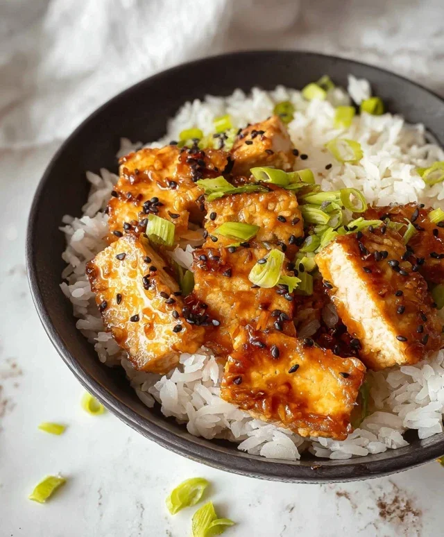Honey Garlic Tofu