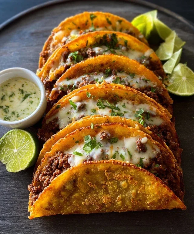 Crispy Ground Beef Tacos