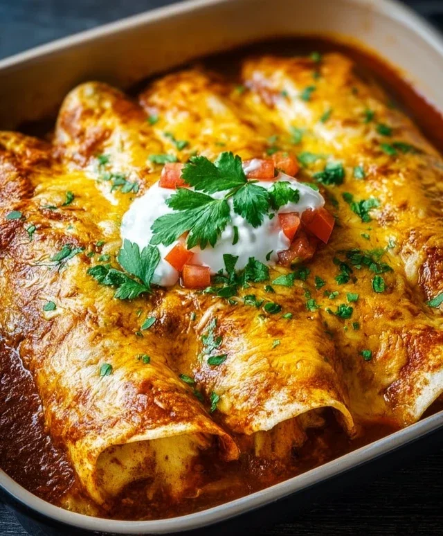 Delicious Chicken Enchiladas