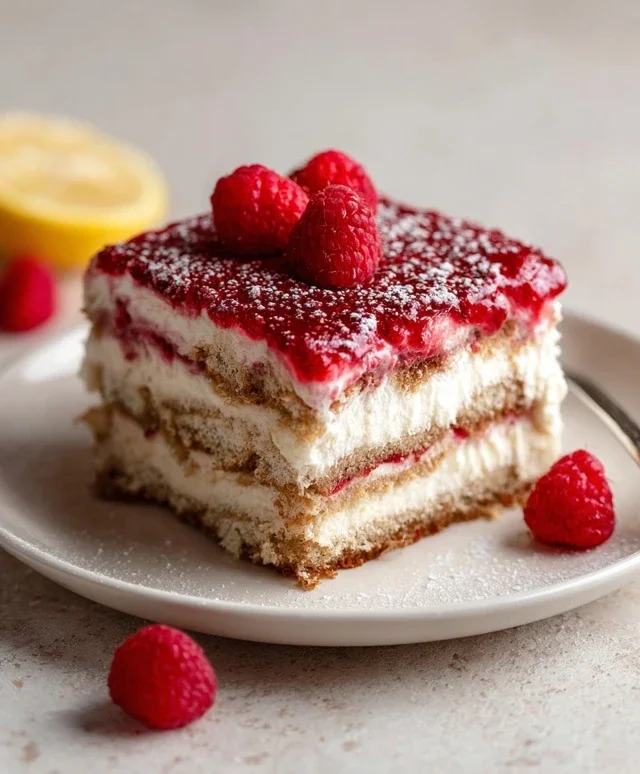 Raspberry Tiramisu