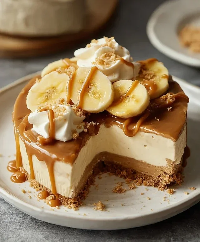 No-Bake Banoffee Cheesecake