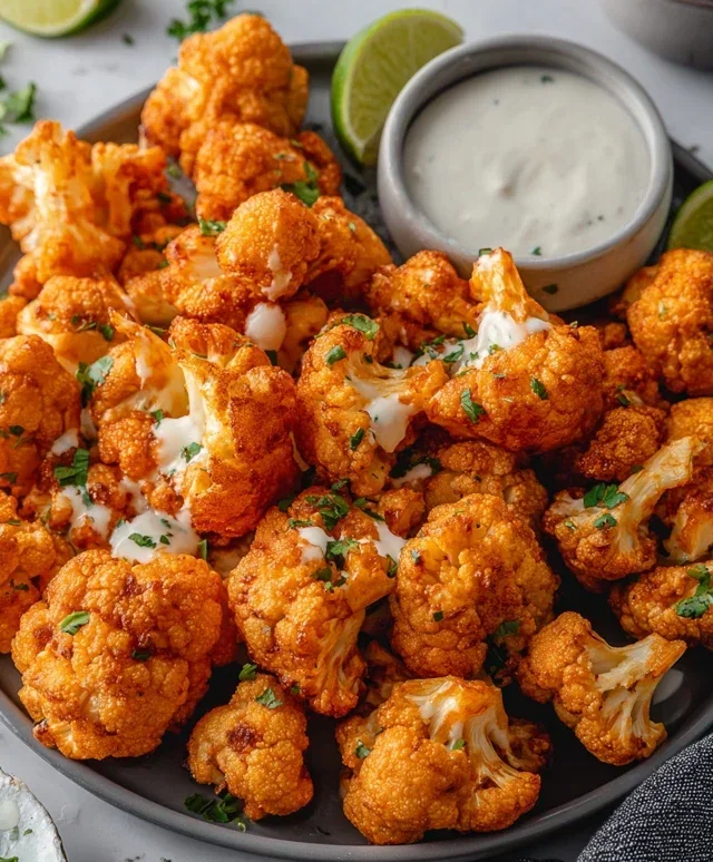Air Fryer Buffalo Cauliflower Recipe