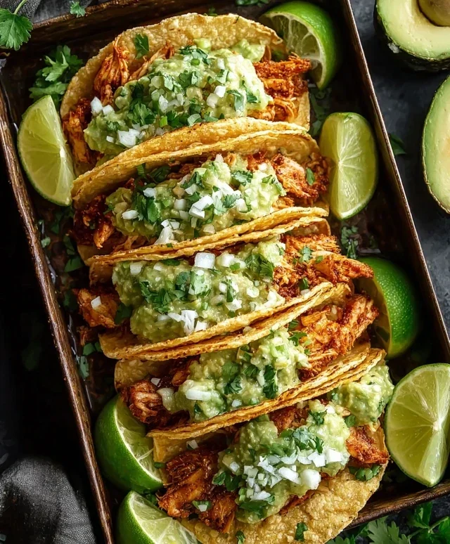 Crispy Poblano Chicken Tacos with Avocado-Jalapeño Salsa