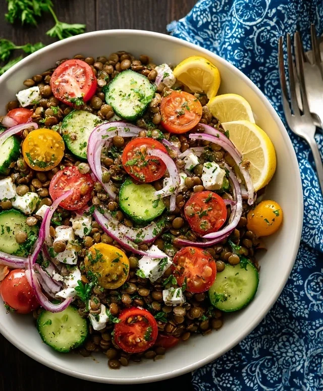 Mediterranean Lentil Salad