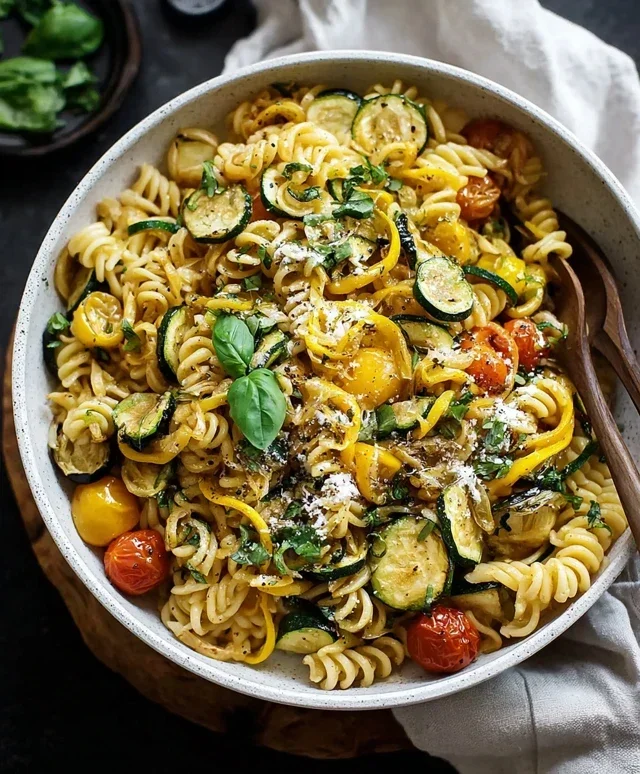 Summer Squash Pasta Skillet