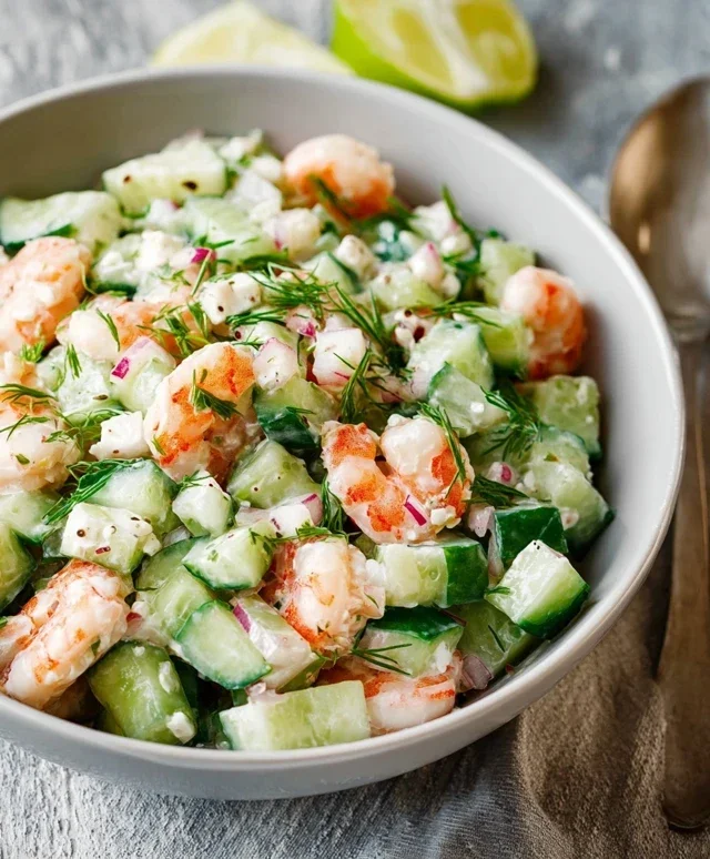 Cucumber Shrimp Salad