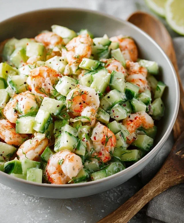 Cucumber Shrimp Salad