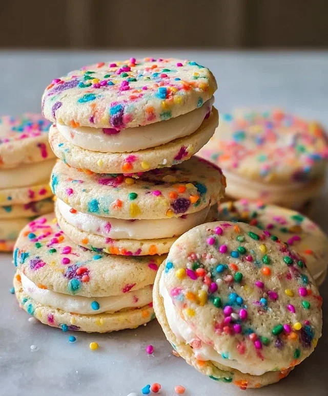 Funfetti Sandwich Cookies