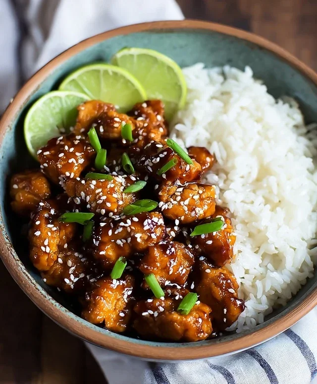 Healthy Sesame Chicken Dish