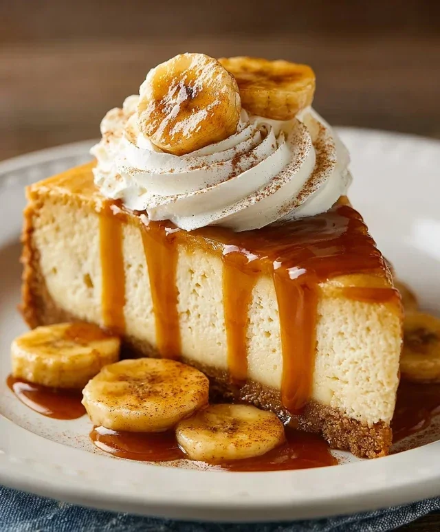 Bananas Foster Cheesecake
