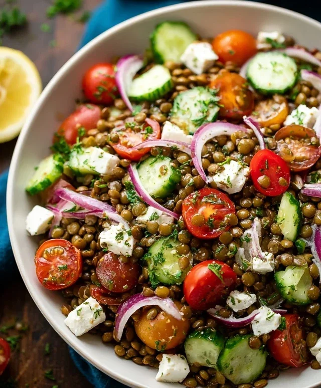 Mediterranean Lentil Salad