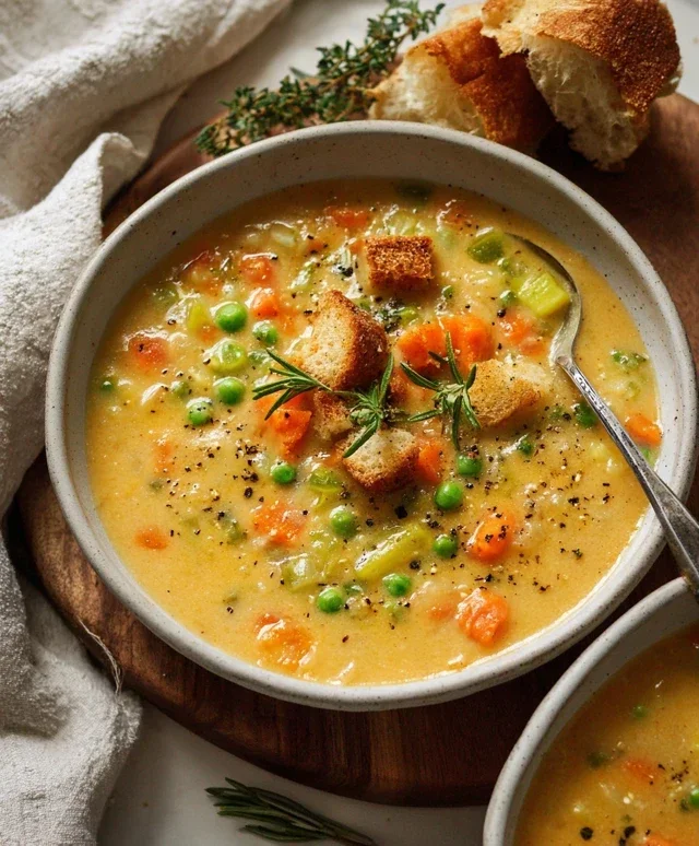 One-Pot Creamy Vegetable Soup