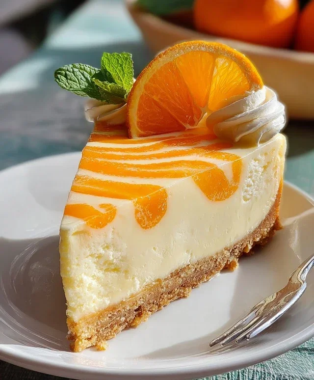 Orange Creamsicle Cheesecake