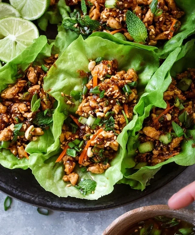 Chicken Lettuce Wraps (PF Chang's Copycat)