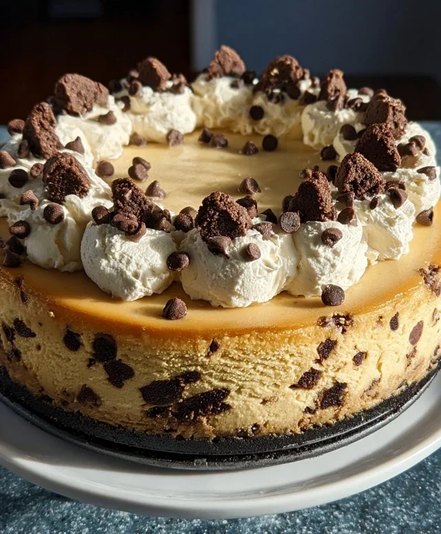 Chocolate Chip Cookie Cheesecake