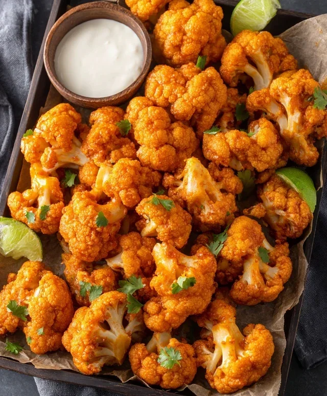 Air Fryer Buffalo Cauliflower Recipe