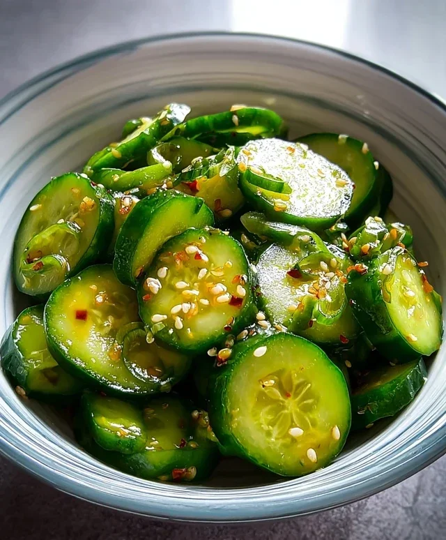 Easy Asian Cucumber Salad