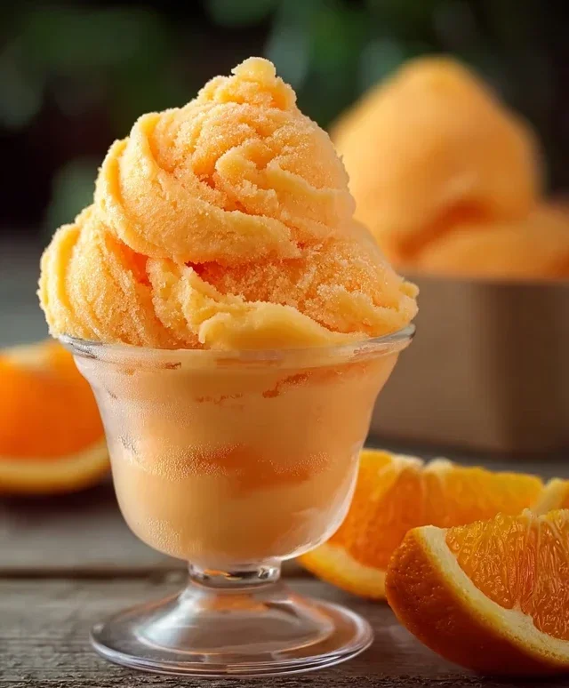 Orange Crush Sherbet