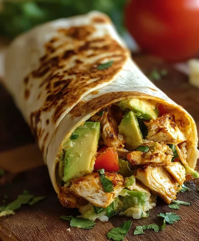 Chicken Avocado Wrap