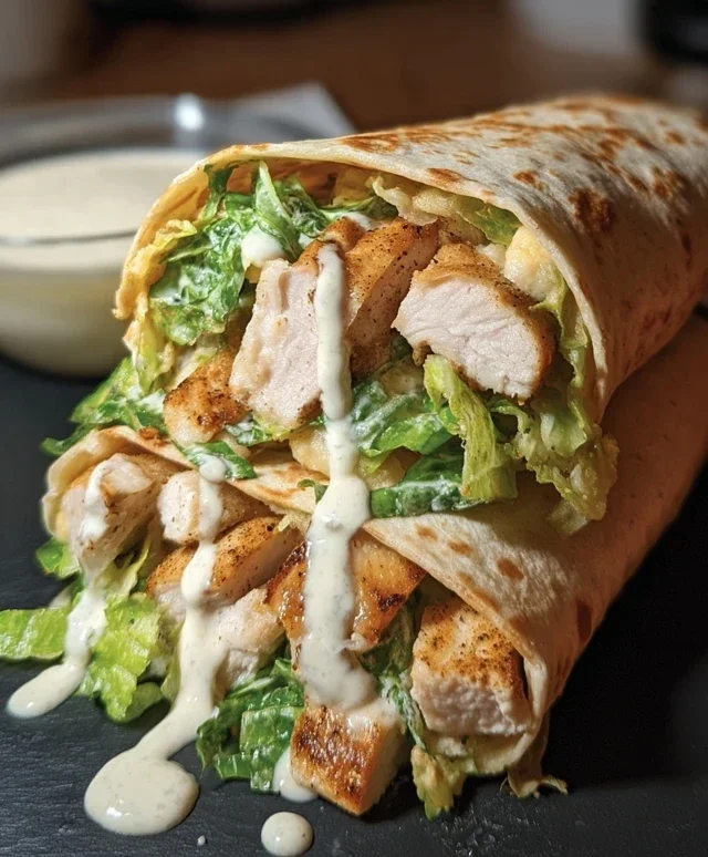 Chicken Caesar Wraps