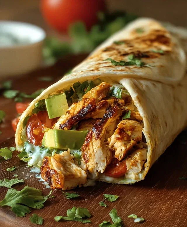 Chicken Avocado Wrap