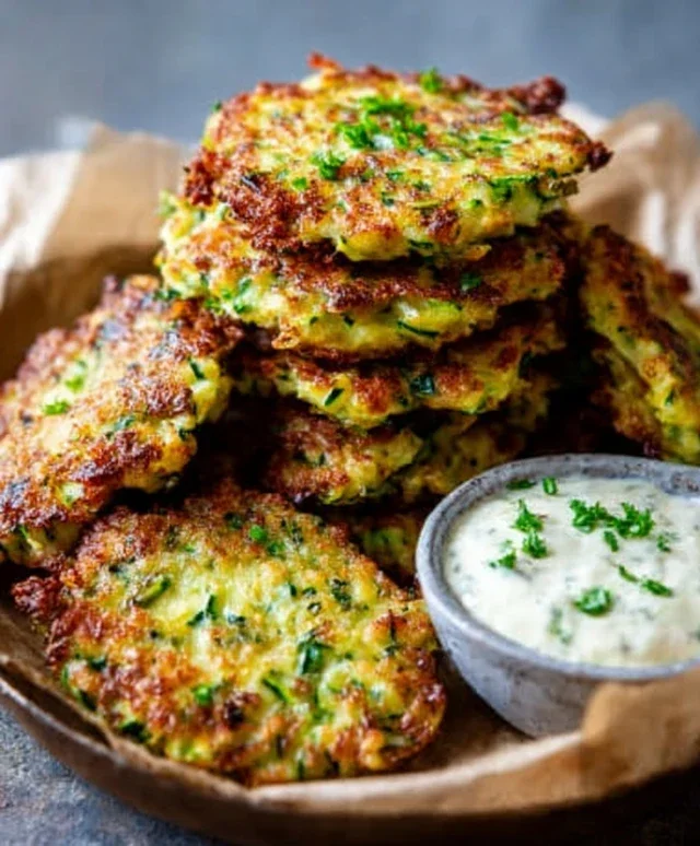 Crispy and Easy Zucchini Fritters Recipe