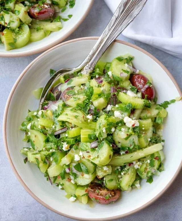 Mediterranean Celery Salad