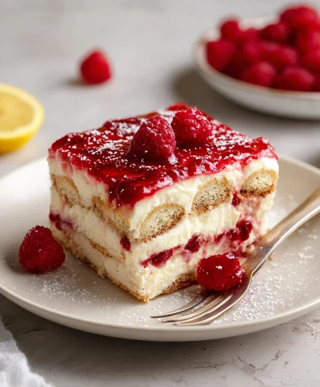 Raspberry Tiramisu