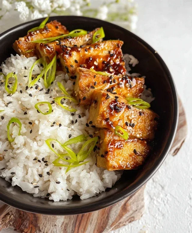 Honey Garlic Tofu