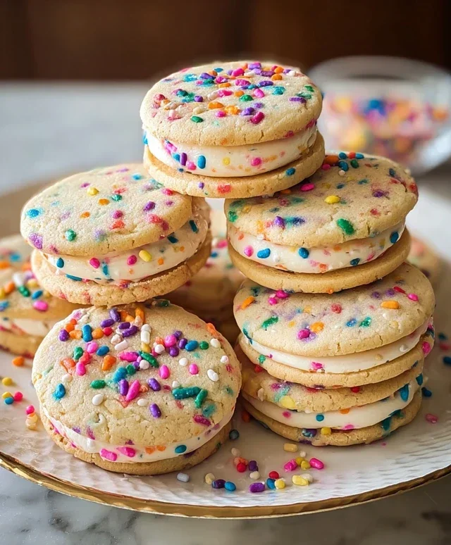 Funfetti Sandwich Cookies