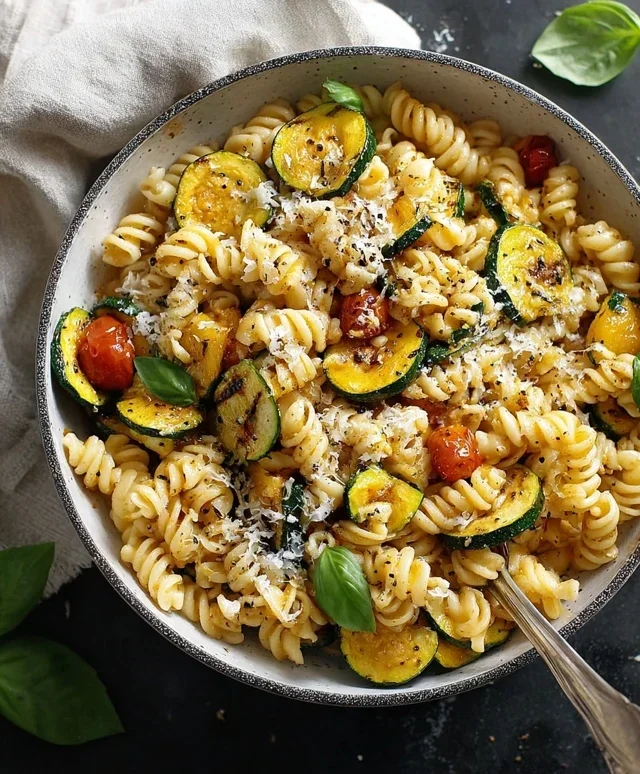 Summer Squash Pasta Skillet