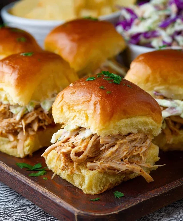 Crock Pot Mississippi Chicken Sliders