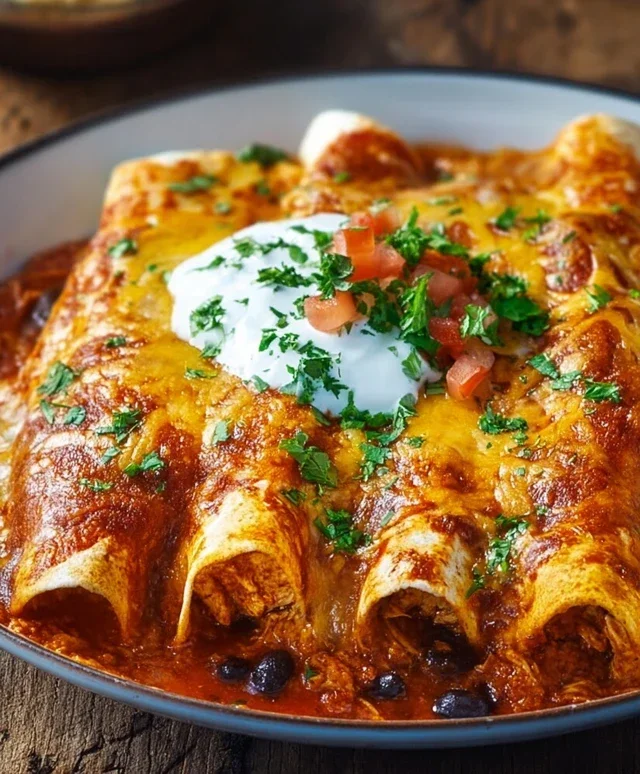 Delicious Chicken Enchiladas