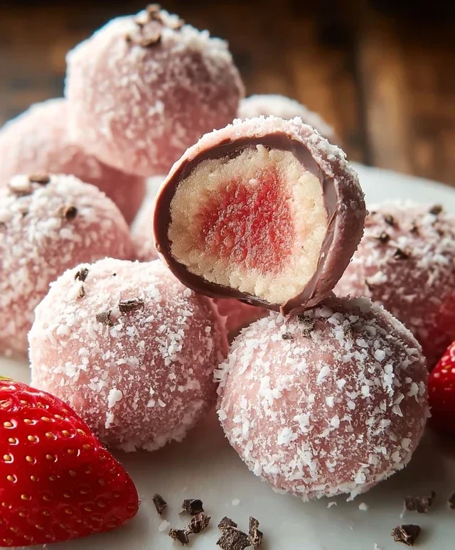 Strawberry Truffles