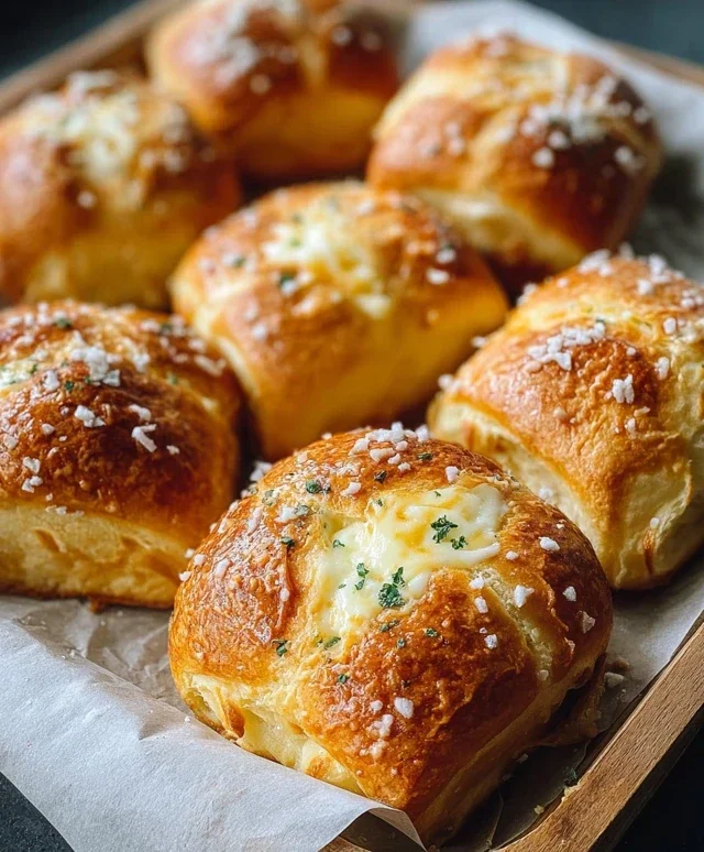 Korean Cream Cheese Garlic Buns