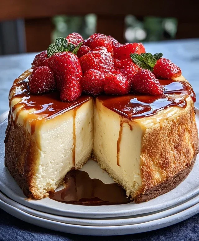 Cheesecake with Pound Cake Center